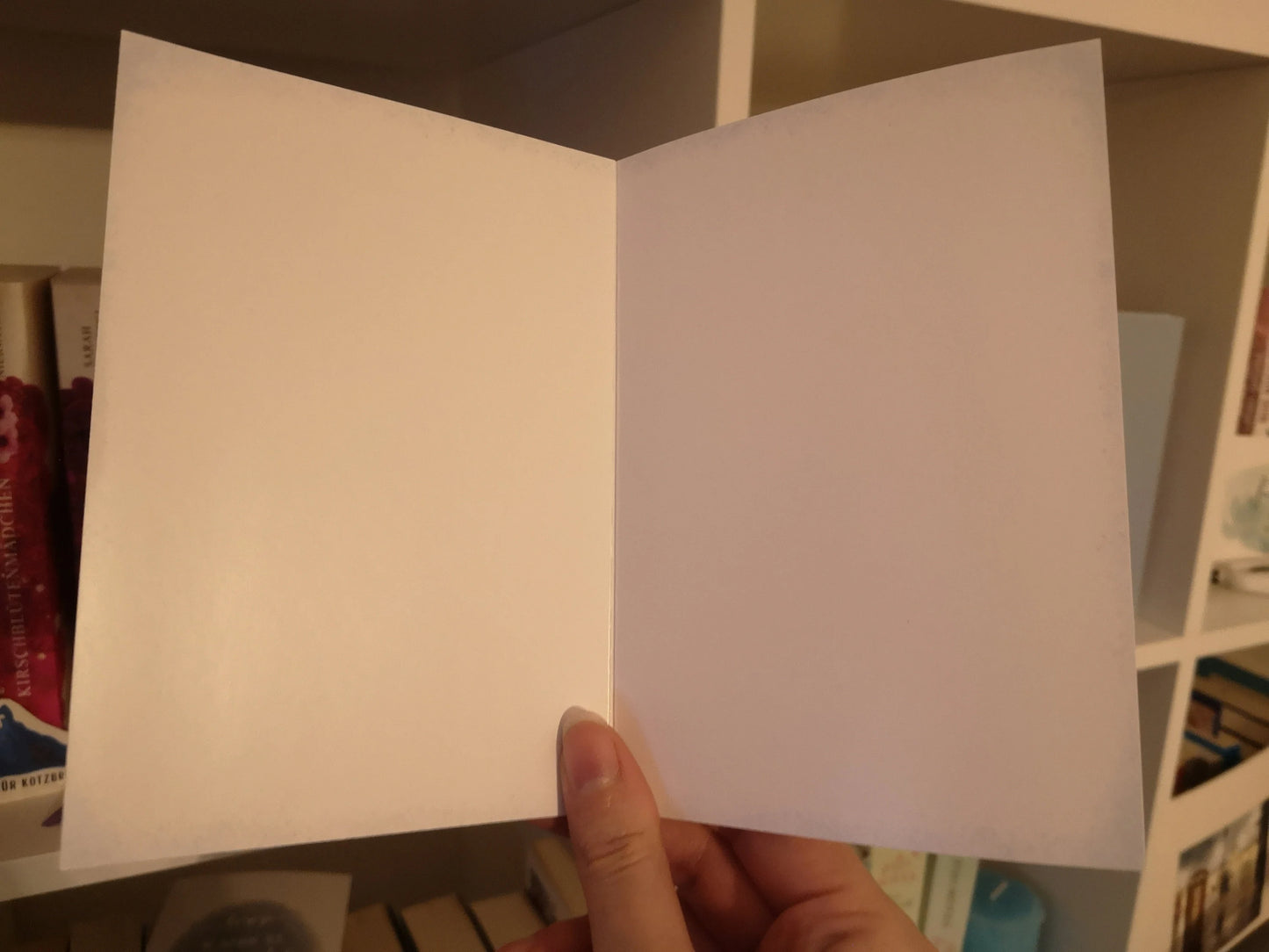 Klappkarte A6 Otter im Strumpf | Grußkarte Weihnachtskarte | Weihnachtsotter im Strumpf mit Geschenken