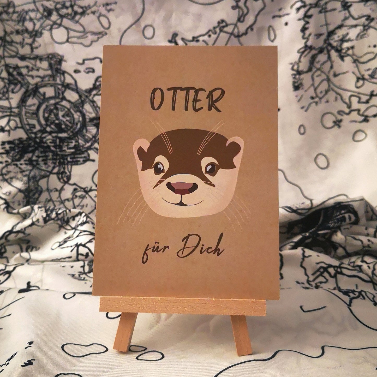 Otter für dich | Grußkarte | A6 | Recyclingpapier 300g/m2 | The Other Otter Shop