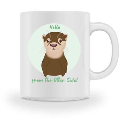 Hello from the Otter Side! | Süße Tasse mit kleinem Otter und Spruch