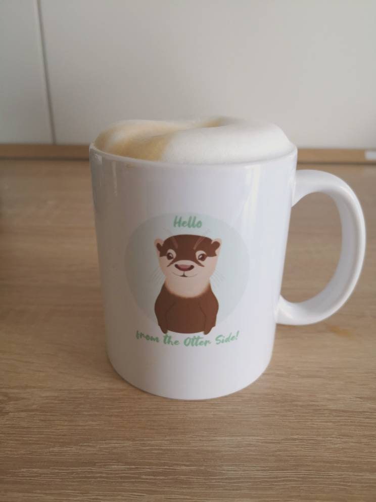 Hello from the Otter Side! | Süße Tasse mit kleinem Otter und Spruch