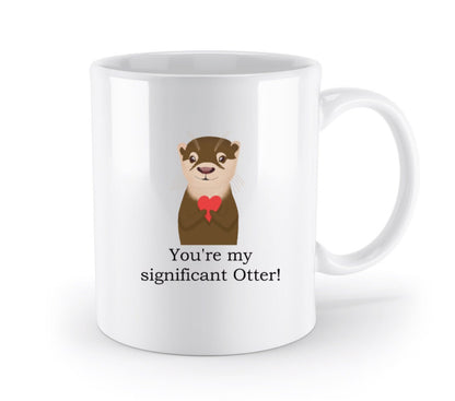 You're my significant Otter! | süße Kermaiktasse | perfekt für Verliebte und Paare als Weihnachtsgeschenk | handmade