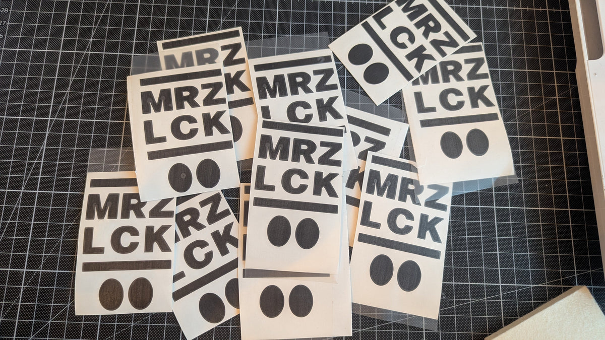 MRZ LCK EIER | KfZ-Outdoor-Aufkleber